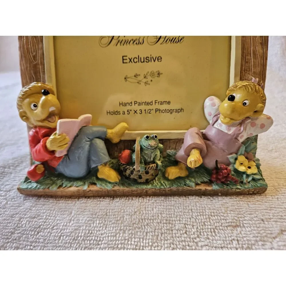 Vintage 1991 Princess House Berenstain Bear Frame..New‎ NO Box 5x3.5 Inch Photo